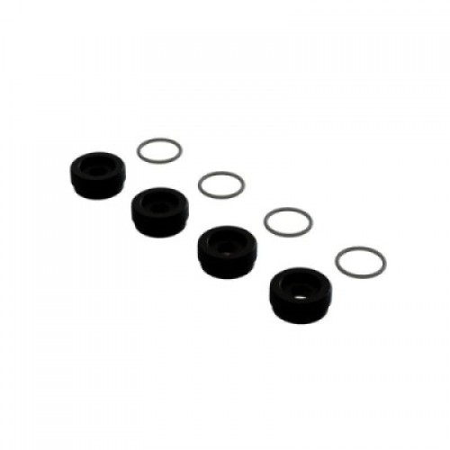 [�˾���ũ] ARA330775 [ARRMA] ARA330775 Front Hub Nut Includes O-Rings, Aluminum, Black (4)