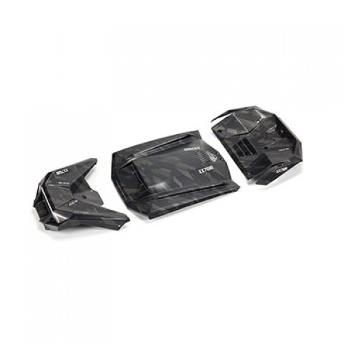 [�˾���ũ] ARA411023 [ARRMA] ARA411023 Exterior Body Panels Painted, Black Camo: FIRETEAM