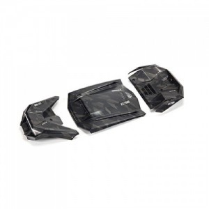 [ARRMA] ARA411023 Exterior Body Panels Painted, Black Camo: FIRETEAM