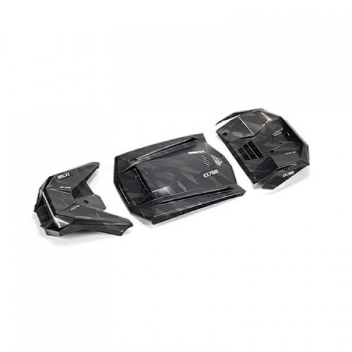�˾���ũ ARA411023 [ARRMA] ARA411023 Exterior Body Panels Painted, Black Camo: FIRETEAM