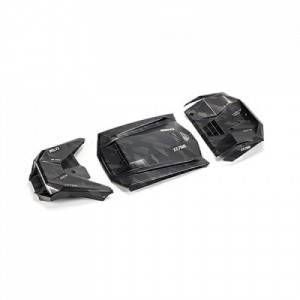 [ARRMA] ARA411023 Exterior Body Panels Painted, Black Camo: FIRETEAM