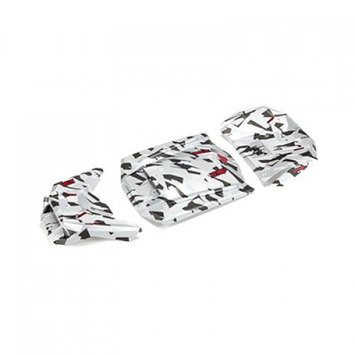 [�˾���ũ] ARA411022 [ARRMA] ARA411022 Exterior Body Panels Painted, White Camo: FIRETEAM