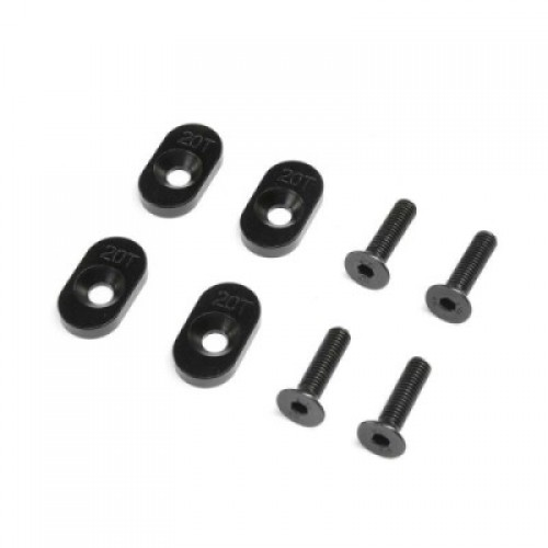 �˾���ũ LOS232138 [TEAM LOSI] Engine Mount Insert & Screws 20T, Black(4): DBXL 2.0