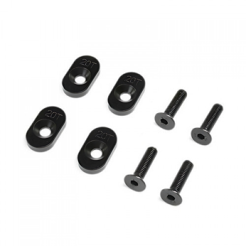 �˾���ũ LOS232138 [TEAM LOSI] Engine Mount Insert & Screws 20T, Black(4): DBXL 2.0