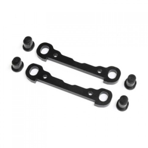 �˾���ũ LOS254071 [TEAM LOSI] Front Hinge Pin Braces, Black: DBXL 2.0