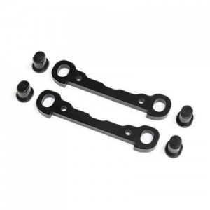 [TEAM LOSI] Front Hinge Pin Braces, Black: DBXL 2.0