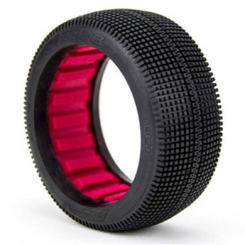 �˾���ũ AKA14020XR [AKA] 1/8 Buggy Zipps Soft LW Tire w/ Red Insert (2)