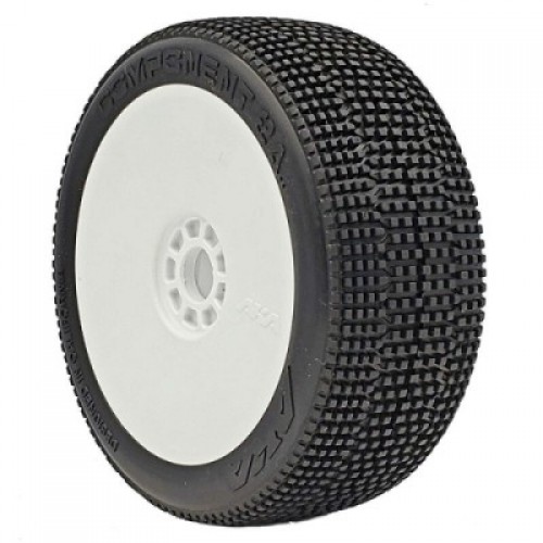 �˾���ũ AKA14032QRW [AKA] 1:8 BUGGY COMPONENT 2AB EVO WHEEL PRMT WHT SSLW(2)