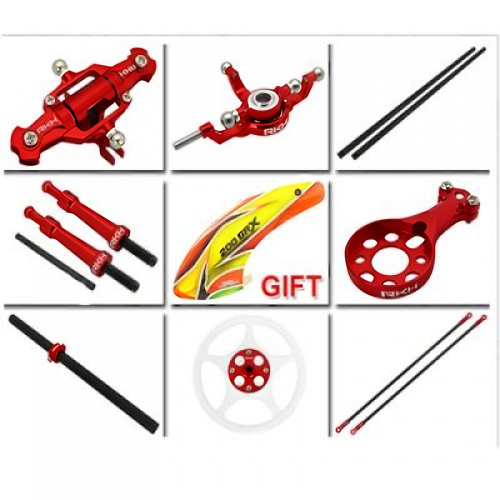 �˾���ũ 200SRX980-R CNC Combo Upgrade Kit (Red) - Blade 200SRX
