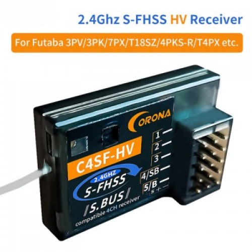 �˾���ũ C4SF-HV [CORONA] C4SF-HV Futaba 2.4GHz S-FHSS ȣȯ 4ä�� ���ű� (SBUS ����)