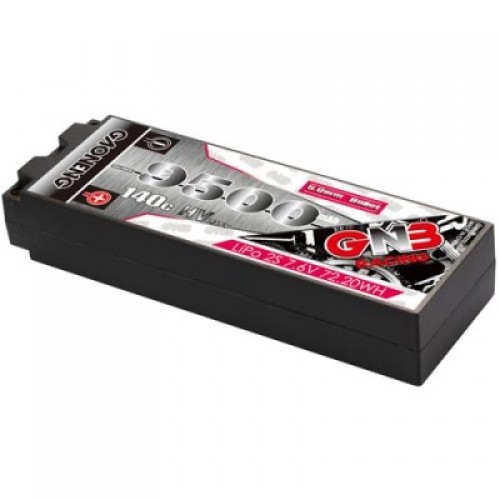 �˾���ũ GNB95002S140iHV [GNB] 7.6V 9500mAh 2S HV 140C ��Ƭ������ ���͸� (�ϵ����̽�) - 5mm �����