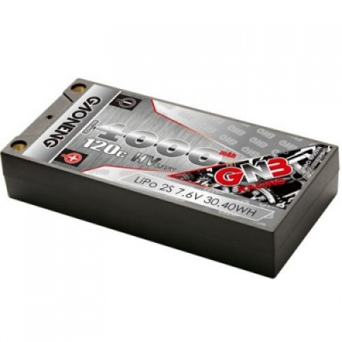 �˾���ũ GNB40002S120iHV [GNB] 7.6V 4000mAh 2S HV 120C ��Ƭ������ ���͸� (�ϵ����̽�) - EC5
