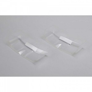 [TLR Racing] 6.5 Lightweight Rear Wing, Clear, Precut (2)