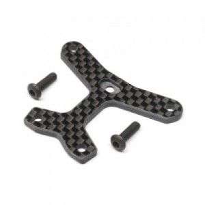 [TLR Racing] Carbon Front Top Brace, Medium Flex: 22X-4
