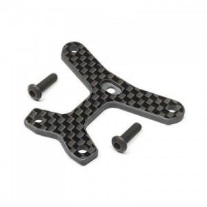 [TLR Racing] Carbon Front Top Brace, Medium Flex: 22X-4