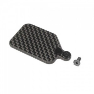 [TLR Racing] Carbon Receiver Mounting Plate: 22X-4