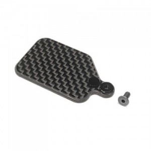 [TLR Racing] Carbon Receiver Mounting Plate: 22X-4