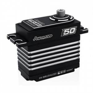 [POWER HD] (1:8 �ֻ�� ����) T50 Metal Case HV, Brushless Servos 50Kg / 0.06sec