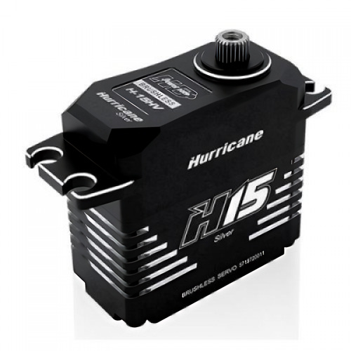 �˾���ũ H15-SILVER [POWER HD] Hurricane H15 Brushless, HV Premium Titaniun Gear 17.5 KG, 0.03 Sec
