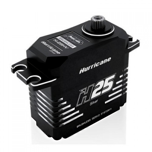 �˾���ũ H25-SILVER [POWER HD] Hurricane H25 Brushless, HV Premium Titaniun Gear 30 KG, 0.06 Sec