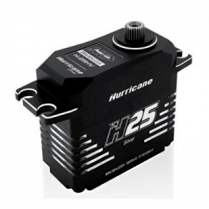 [POWER HD] Hurricane H25 Brushless, HV Premium Titaniun Gear 30 KG, 0.06 Sec