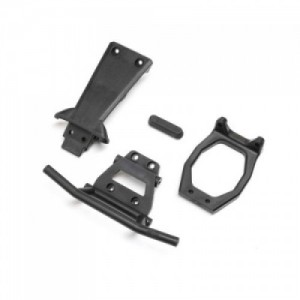 [TEAM LOSI] Front Bumper, Brace, Skid Plate: Hammer Rey