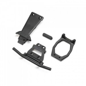 [TEAM LOSI] Front Bumper, Brace, Skid Plate: Hammer Rey