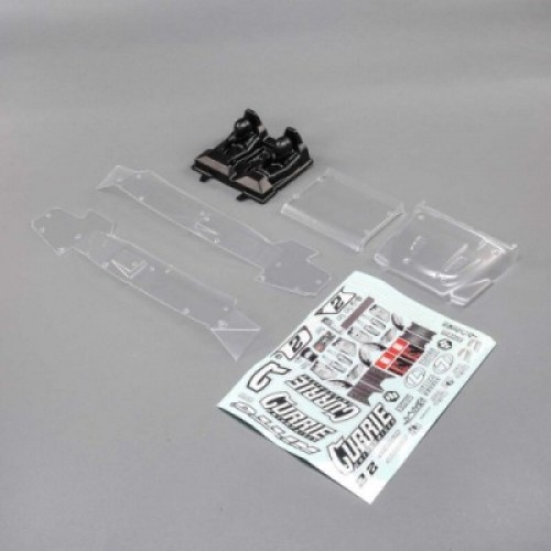 �˾���ũ LOS230100 [TEAM LOSI] Body/Driver Set, Clear: Hammer Rey