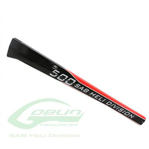 �˾���ũ H9032-S Carbon Fiber Tail Boom SAB Red/Carbon - Goblin 500 [H9032-S]