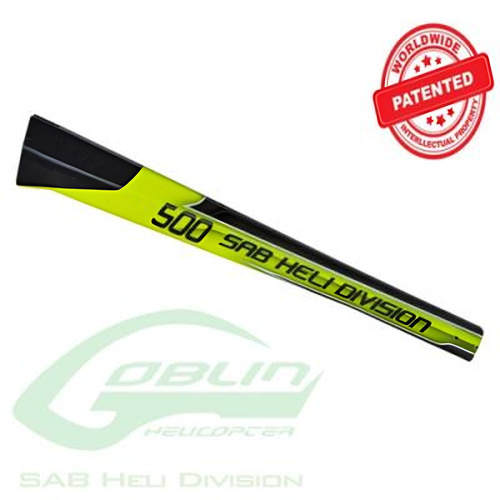 �˾���ũ H0278-S H0278-S - Carbon Fiber Tail Boom Yellow/Black - Goblin 500