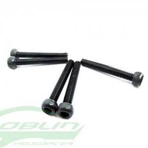 HC032-S - DIN 12.9 Socket Head Cap M2,5x18 (5pcs) - Goblin 500/570/700/770