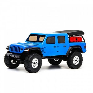[Axial] 1/24 SCX24 Jeep JT Gladiator 4WD Rock Crawler Brushed RTR, Blue