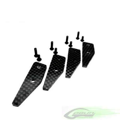 �˾���ũ H0074-S Carbon Fiber Landing Gear Stiffener - Goblin 630/700/770 [H0074-S]