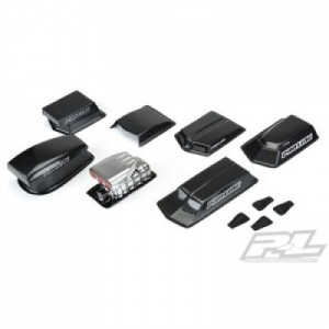 [PROLINE-RACING] AP6368 No Prep Drag Racing Optional Hood Scoops and Blowers (Clear)