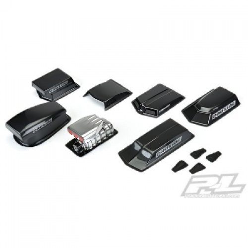 �˾���ũ PRO636800 [PROLINE-RACING] AP6368 No Prep Drag Racing Optional Hood Scoops and Blowers (Clear)
