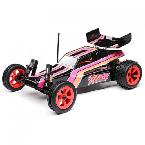 �˾���ũ LOS01020T3 [TEAM LOSI] LOS01020T3 1/16 Mini JRX2 Brushed 2WD Buggy RTR, Black