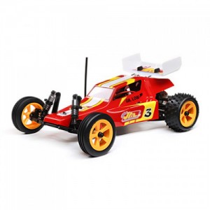 [TEAM LOSI] LOS01020T3 1/16 Mini JRX2 Brushed 2WD Buggy RTR, Red