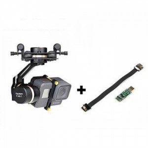 [TAROT] GoPRO T3D-V Gimbal for Hero5/6/7(w/HDMI to AV Converter Set)
