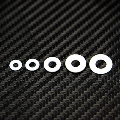 �˾���ũ  [TFL] Teflon Washers 4.76mm x 10mm 1pcs (212B40)