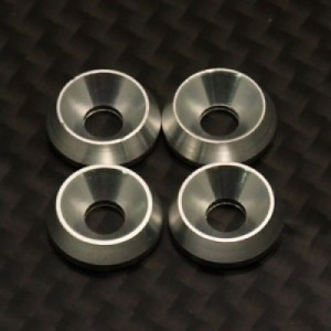 [TFL] Aluminum Cone Washer 3mm 4pcs (512B65)