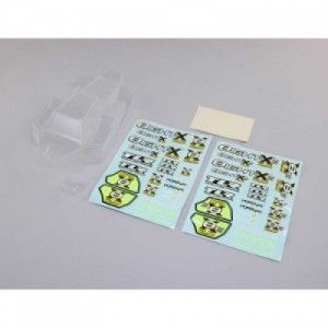 [TLR Racing] Body Set with Decals, Clear: 8X, 8XE 2.0