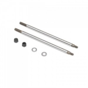 [TEAM LOSI] Nutted Shock Shaft, F/R (2): LMT Mega