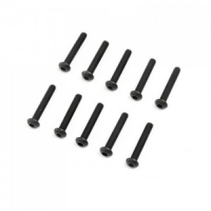 [TEAM LOSI] Button Head Screws, M2.5 x 16mm (10)