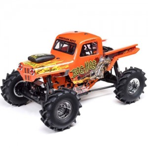 [LOSI] 1/8 LMT 4WD Solid Axle Mega Truck Brushless RTR, Bog Hog - ������, ���͸� �ʿ�