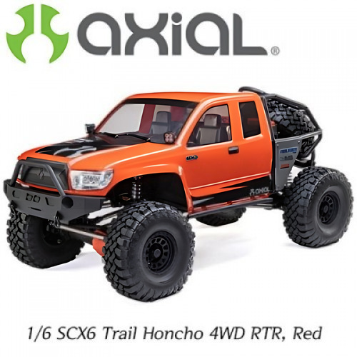�˾���ũ AXI05001T1 [Axial] [����� �ʴ��� ��Ŭ����] 1/6 SCX6 Trail Honcho 4WD RTR, Red - ���͸�, ������ �ʿ�
