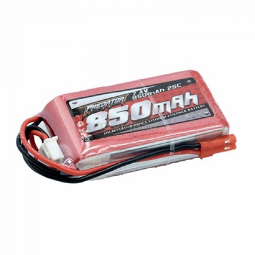 �˾���ũ  [FMS] 7.4V 850mAh 25C ��Ƭ������ ���͸� - JST