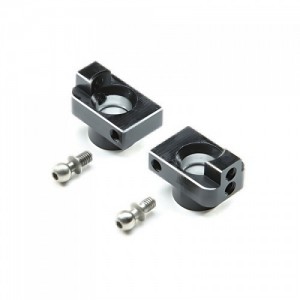 [TEAM LOSI] Hub Set Rear, Aluminum: Mini-T 2.0, Mini-B
