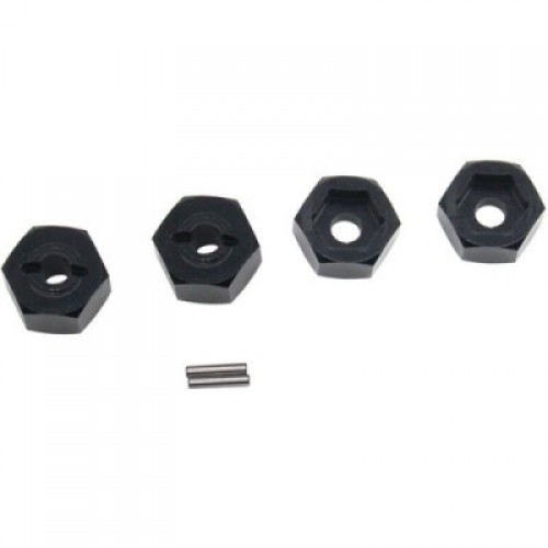 �˾���ũ HRAMTT10M01 [HOT RACING] 12mm Aluminum Hex System: Mini-T 2.0, Mini-B