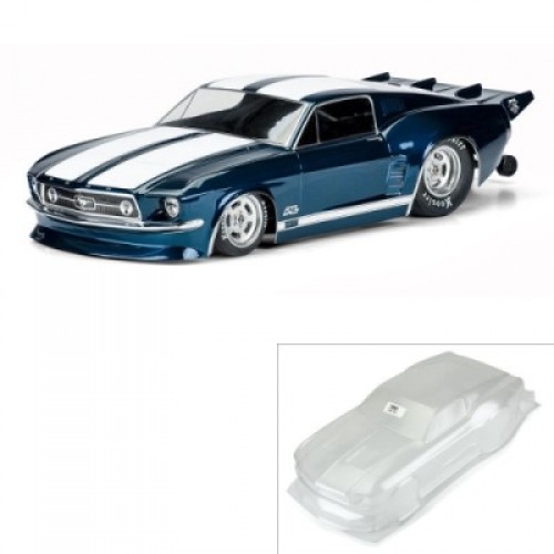 �˾���ũ PRO357300 [PROLINE-RACING] 3573-00 1/10 1967 Ford Mustang Clear Body: Drag Car