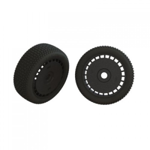 [�˾���ũ] ARA550098 [ARRMA] ARA550098 dBoots Exabyte Glued Tire Set, Black (2)